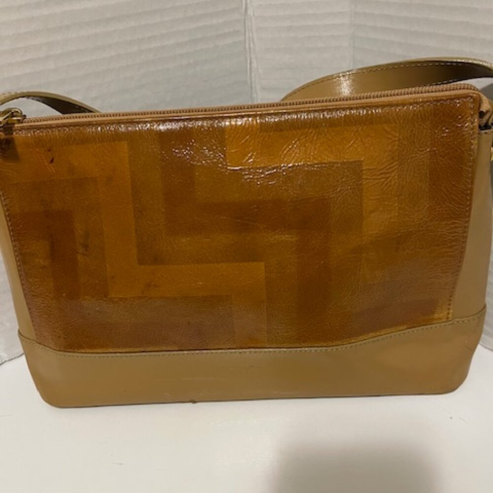 Tosca Blu leather shoulder bag made in Italy.